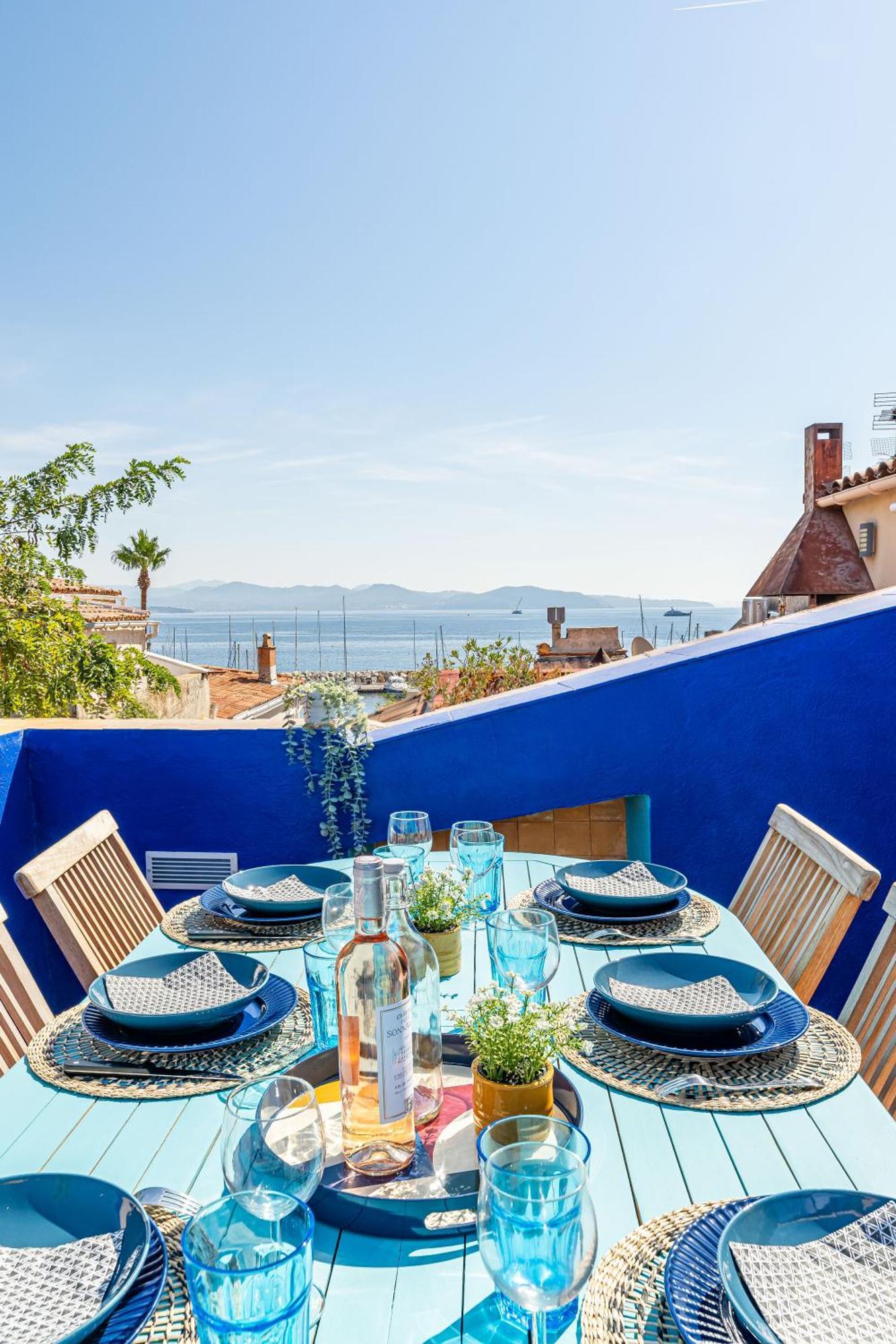 Casa Azul - Magnifique Duplex Coeur Historique 4 Chambres Avec Terrasse Vue Mer La Ciotat Eksteriør bilde